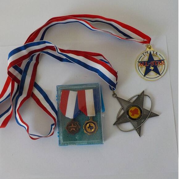 TMTA Allstars Awards and Medals 4 items lot Texas - Picture 2 of 9